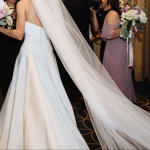 Custom Wedding Gown Inspired By Monique Lhuillier